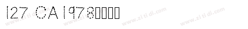 127 CA1978字体转换